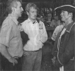 Minister Tillich in der Karasekschenke